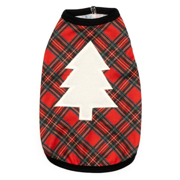 Stewart Plaid Tree Tee