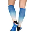 thumbnail image 2 of Sierra Socks Sunrise Pattern CoolMax Socks, Nature Collection for Men & Women Eco-Friendly Colorful Knee High Socks, 2 of 5
