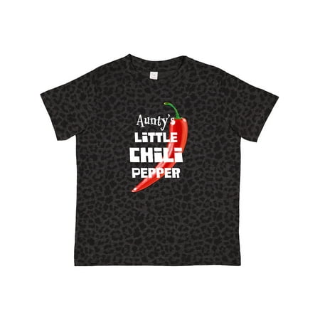 

Inktastic Aunty s Little Chili Pepper Gift Toddler Boy or Toddler Girl T-Shirt