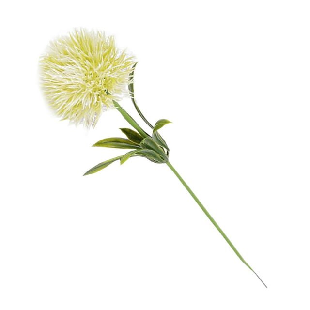 Coofit Artificial Dandelion Realistic Decorative Artificial Flower Fake Flower for Vase