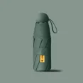 thumbnail image 1 of Folding Travel Umbrella 6 Ribs Lightweight Compact Pocket Umbrella Windproof Rainproof with Capsule Storage for Daily Life dark green, 1 of 6