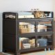 thumbnail image 4 of Kitchen Shelf Sideboard Storage Nordic Dish Apartment Chinese Console Sideboard Corner Mobile Cucina Living Room Furniture HDH My Lux Decor Round, 4 of 18