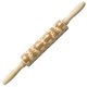 thumbnail image 1 of Rodillo de madera para hornear exquisita escultura impresa de alce juego de utensilios de cocina de madera accesorios de cocina regalo creativo, paquete de 2 Inevent HA011528-00, 1 of 7