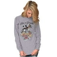 thumbnail image 4 of Life's A Gamble Skull Rose Tattoo Plus Size Long Sleeve Graphic Tee Shirt Brisco Brands 2X, 4 of 5
