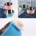 thumbnail image 4 of Crate Dog Bowl, Removable Stainless Steel Water Food Feeder Bowls Cage Coop Cup For Cat Puppy Bird Pets, 4 of 4