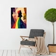 thumbnail image 2 of The Others Abstract LGBTQ Rainbow Figures Large Wall Art Poster Print Thick Paper 18X24 Inch, 2 of 4