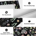 thumbnail image 5 of Spring Floral Outdoor Rug 6x9 Ft, Non Slip Washable Area Rug, Elegant Pastoral Flowers Dragonfly Black Patio Rugs Carpet Runner, Large Floor Mat for Indoor/Outdoor Deck Porch Camping, 5 of 8