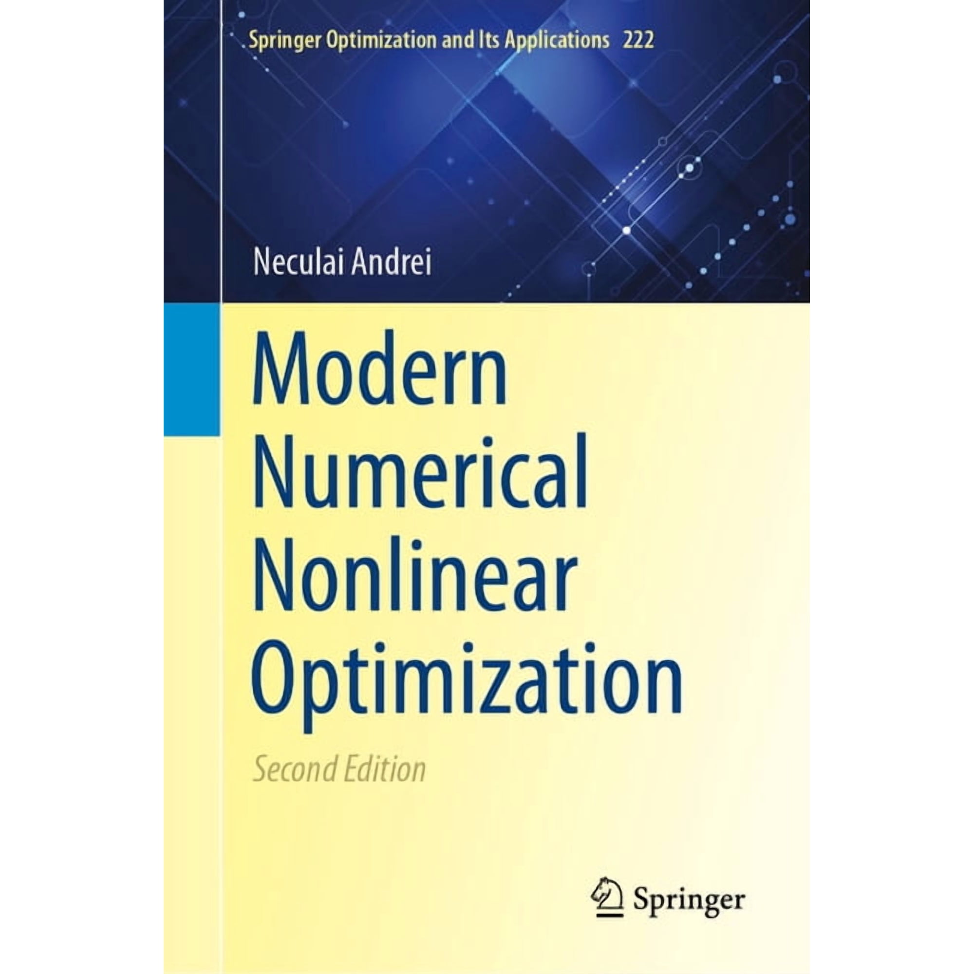Springer Optimization and Its Applicatio Modern Numerical Nonlinear Optimization Book 222 (Hardcover)