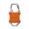 thumbnail image 3 of UAG AirTag Case 1st/2nd Gen with Built-in Bottle Opener - Hard Shell Lock Case AirTag Holder Durable Locking Carabiner for Keys, Luggage & Bags, Monarch Orange/Silver, 3 of 5