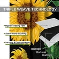 thumbnail image 5 of Sunflower Blackout Curtains for Kitchen,Farm Black Simple Rustic Natural Summer Sunflower Flower Plant Leaf Window Treatments for Girls Bedroom Living Room 42x63in, 5 of 6