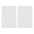 thumbnail image 2 of 2pcs Creative Acrylic Earrings Storage Racks Decorative Ear Stud Display Stands (white), 2 of 3