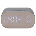 thumbnail image 2 of Radio despertador inteligente, reloj despertador con altavoz Bluetooth, reloj despertador con altavoz Bluetooth, estética elegante, 2 of 8