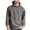 Dark Gray, variant on 50% Off Clear!Mens Sweatshirt Men's Solid Color Casual Fashion Sports Brief Pocket Long Sleeved Hooded Gift for Men,Black_2XL