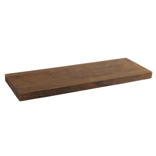 Herwey Wall Mounted Storage Shelves Floating Shelf Wood Storage Rack Display Organizer for Home Living Room