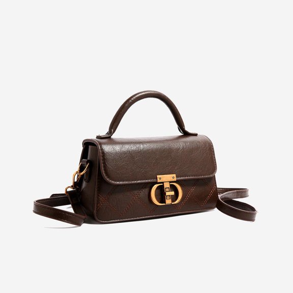 IELGY diamond embroidery thread high-end sense retro portable small square bag, versatile single shoulder crossbody armpit bag