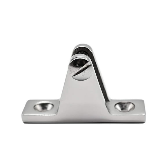 MARINE CITY 316 Stainless Steel Bimini top Deck Hinge Swivel Mount  Boat Bimini high Fitting Hardware Side Mount  Boat Top Hinges Bimini Mounts with Removable Pin Pack of 1