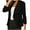 283#Black, variant on Womens Blazer Office Suit Jacket Business Work Formal Smart Suit Coat Open Front Button Cardigan Solid Long Sleeve Casual Jacket