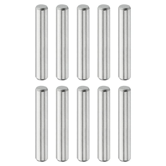 10 Pcs 1/8x3/4" Dowel Pins, Bearing Steel Cylindrical Dowel Pins Shelf Support Peg Pin Rod Fasten Elements Metal Shelf Pegs