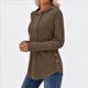 thumbnail image 4 of Sudaderas con Capucha para Mujer, Sudaderas de Gran Tamaño, Camisetas de Larga, Suéteres, Suéteres de Otoño, Tops. Marrón XXL, 4 of 6