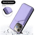 thumbnail image 5 of For Oppo A5 Pro 4G (Global) Oppo A5 Pro 5G (Global) Case Card Holder Kickstand Skin-Touch Phone Cove, 5 of 5