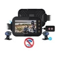 thumbnail image 1 of 3" Screen Full Body Waterproof Motorcycle DVR Dash Cam 1080P Front Rear View Motorcycle Camera Recorder Box ,Clear Images, 1 of 7