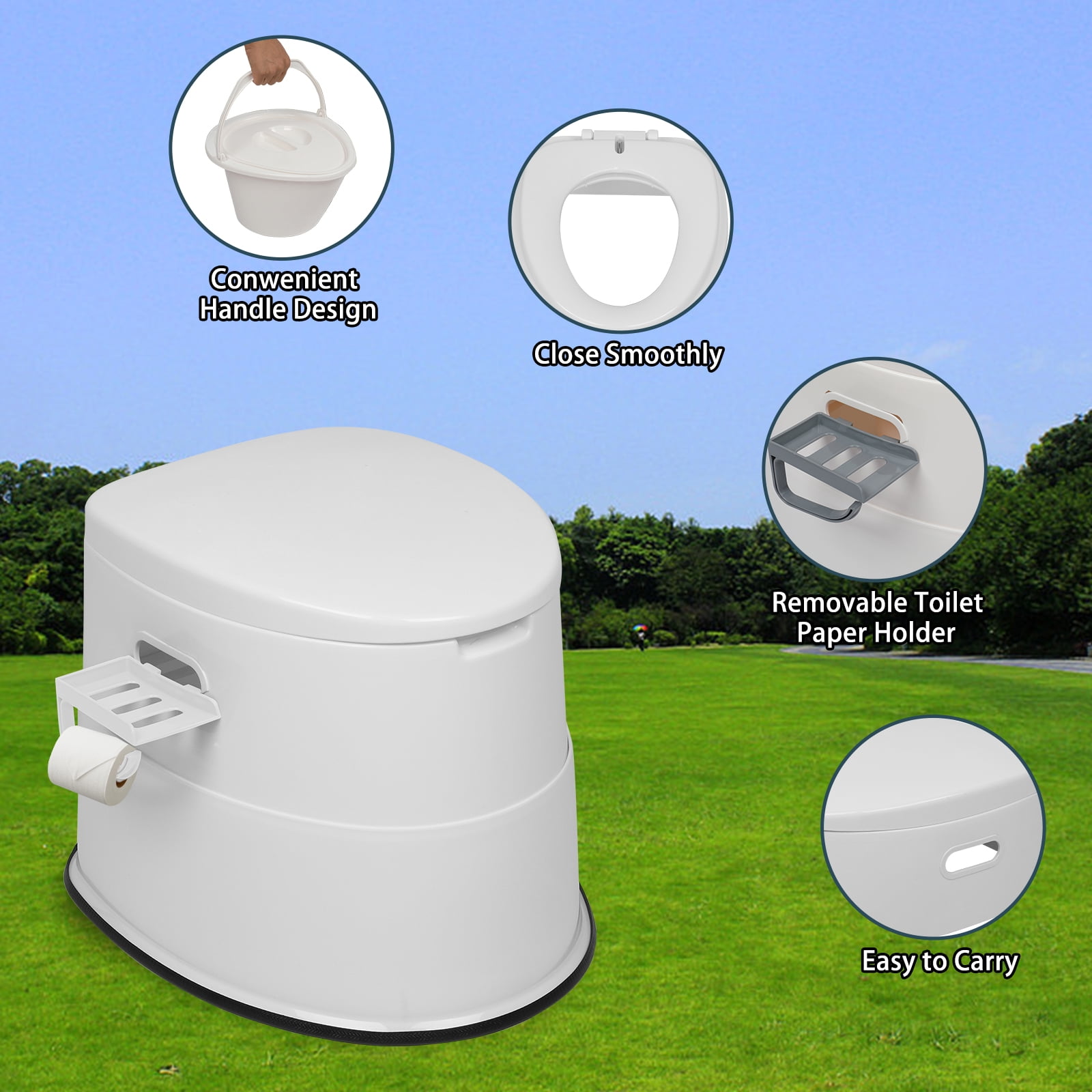 Ktaxon Folding Portable Travel Toilet