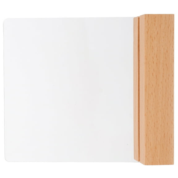 BESTOYARD Minimalist Acrylic Nail Art Display Board with Wood Base for Salon and Boutique Use