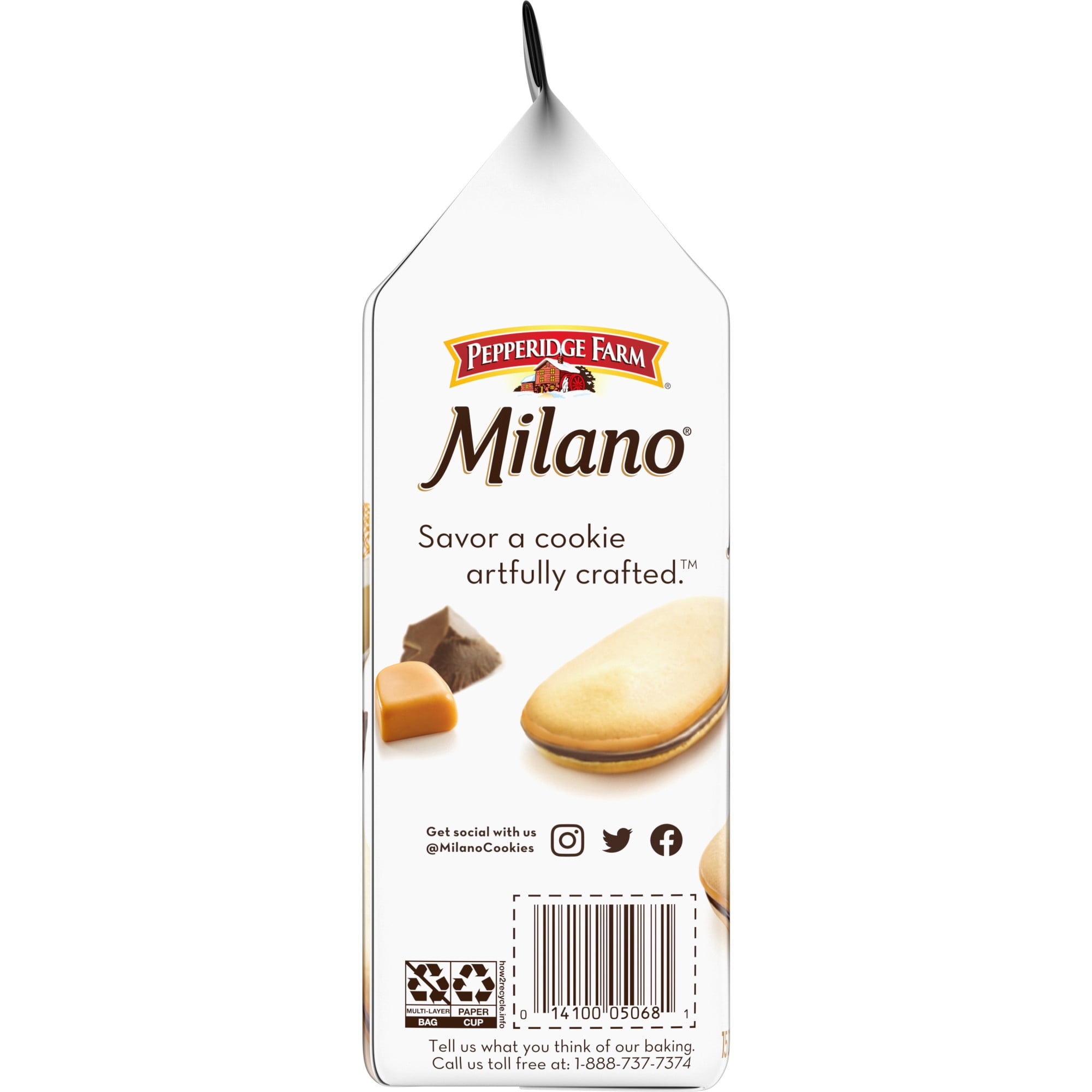 Pepperidge Farm Milano Caramel Macchiato Cookies, 7 oz. Bag