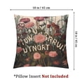 thumbnail image 4 of nygtbtfer I Want to Grow Something A Wild &amp; A Floral Throw Pillow, Multicolor 18x18in, 4 of 7