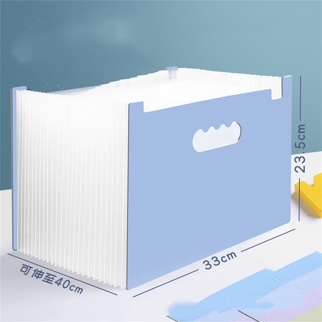 Fiudx Carpeta Portátil, Bolsa de Almacenamiento de Gran Capacidad, Organizador Multicapa Duradero, Uso Escolar y Oficina, Ideal para Estudiantes y Profesionales, Diseño de Asa Compacta.