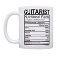 thumbnail image 2 of ThisWear Music Lovers Gifts Guitarist Nutritional Facts Mug Guitar Mug Music Themed Gift Music Related Gifts Rock Gifts for Men Coffee Mug, 2 of 4