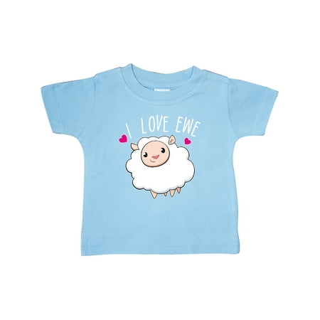 

Inktastic I Love Ewe- cute sheep Gift Baby Boy or Baby Girl T-Shirt