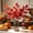 Red, variant on EDHITNR Artificial Maple Leaf Bouquet 2Pcs Decor Photography Props, Orange Yellow Red Plastic Foliage for Table Centerpiece Shelf Entryway Arrangements