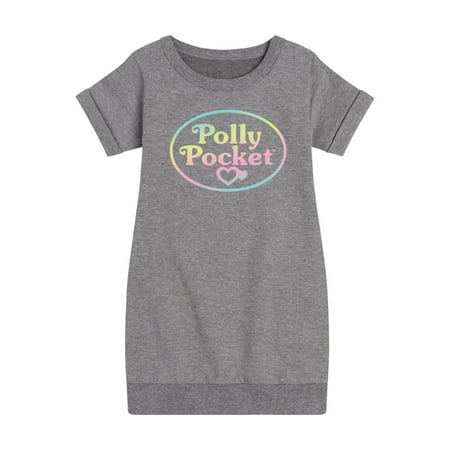 

Polly Pocket - Polly Pocket Ombre Logo - Toddler And Youth Girls Fleece Dress