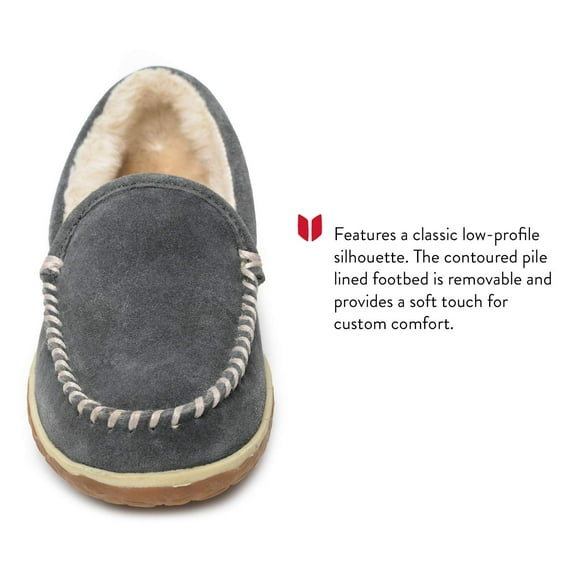 Minnetonka Women's Pile Lined Tempe Moccasin