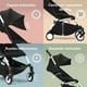 thumbnail image 5 of Carriola Stokke YOYO Blanca con Paquete de Color Negro YOYO 6+, 5 of 8