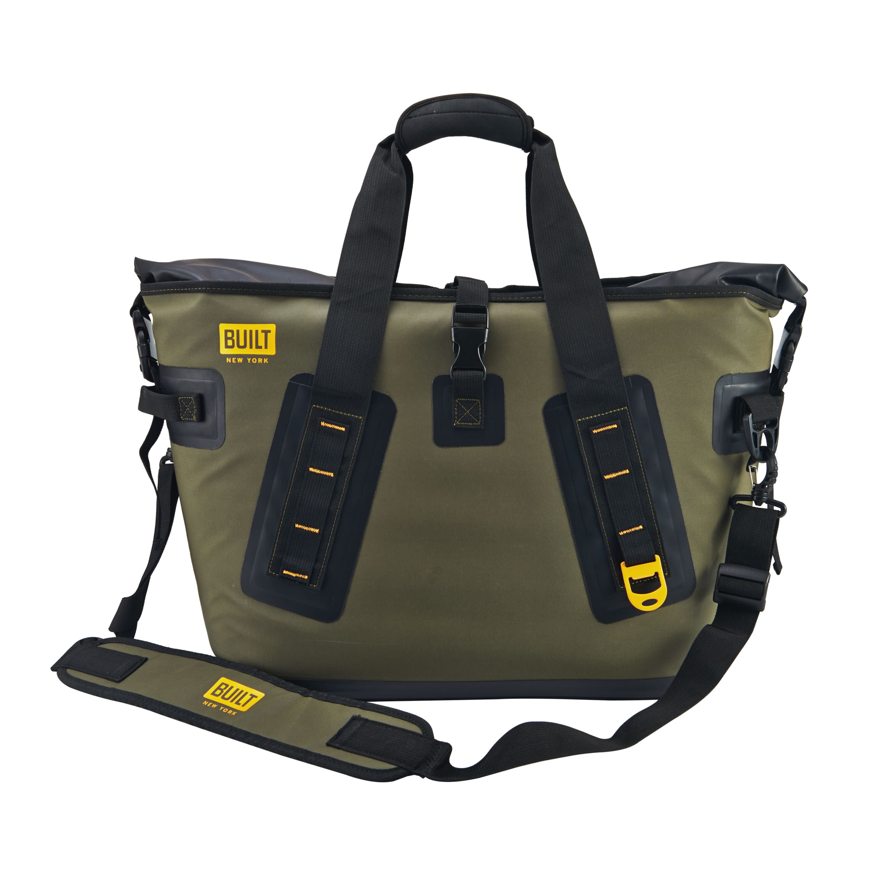 Built Large Welded Soft Portable Cooler with Wide Mouth Opening Insulated and Leak Proof in Olive Green