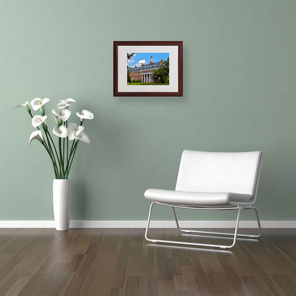 Trademark Fine Art "Graduate School" Canvas Art by CATeyes, Wood Frame