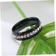 thumbnail image 3 of BRIGHTFUFU Anillo Negro Con Para Y Uso Diario Fácil De Combinar, 3 of 8