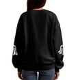 thumbnail image 5 of TTUHYWXI Halloween Sweatshirts For Women Sequin Pumpkin Tops Orange Long Sleeve Shirts Crew Neck Casual Pullover Top (Black, XL), 5 of 6