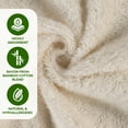 thumbnail image 4 of BNM Rayon from Bamboo Cotton Blend 12 Piece Bathroom Towel Set, Ivory, 4 of 12