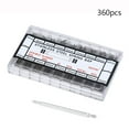 thumbnail image 1 of 360 Pcs Barres de Ressort en Acier Inoxydable pour Bracelet de Montre 8-25mm Kit de Réparation, 1 of 9