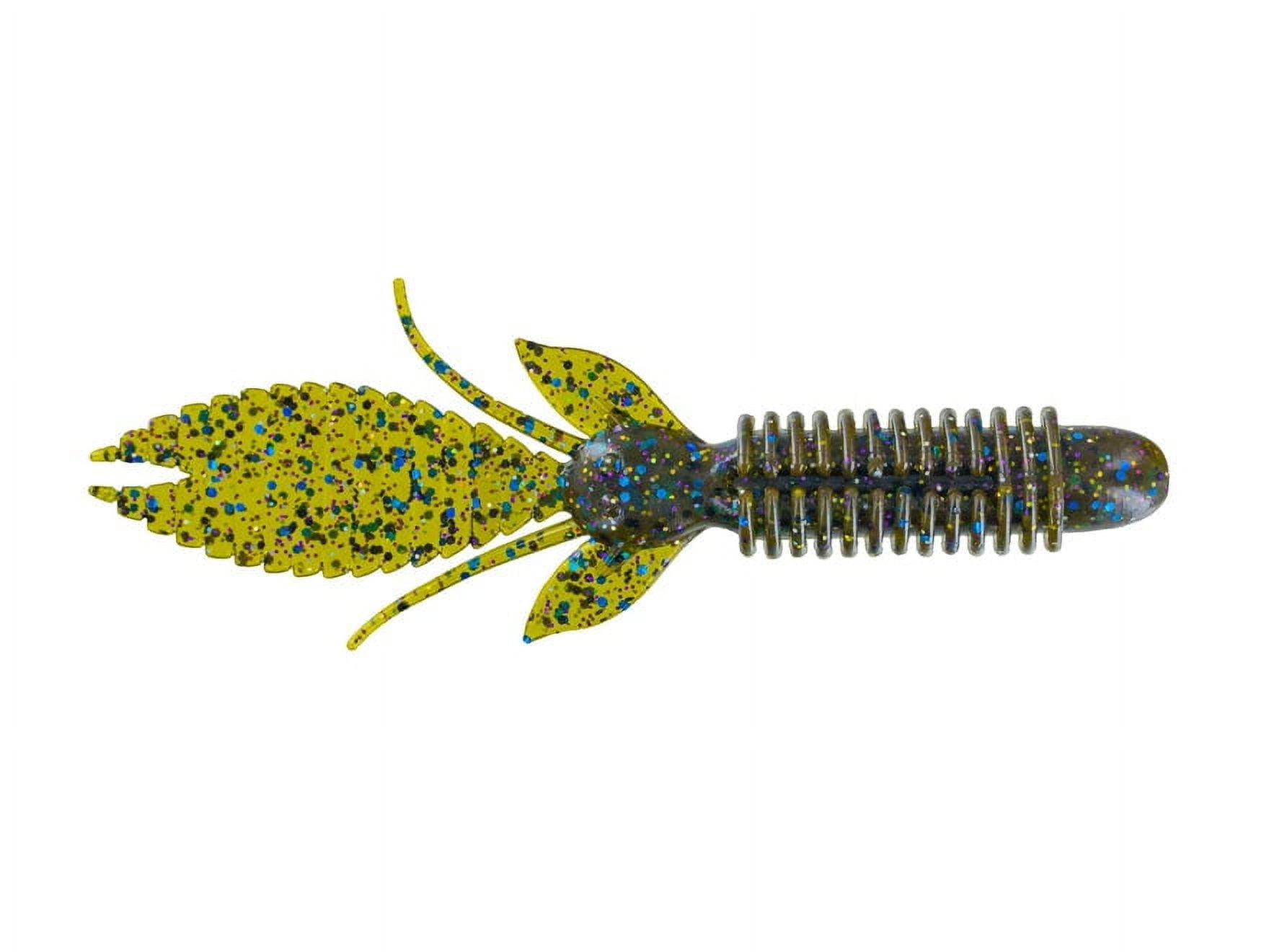 Mann's 6 Augertail Worms Voted as top 100 Bass Lure in Color Sour Grape Jadd