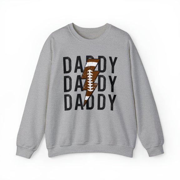 Football Daddy Dad Fathers Day Sweatshirt, Gifts, Crewneck