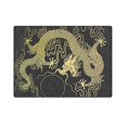 thumbnail image 3 of RYLABLUE Gold Dragon Couch Canapé ou Lit Couverture Polaire Jeté 58x80 pouces, 3 of 3