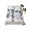 Blue, variant on King Flat Sheet 105"x98", Grey Ombre Botanical Soft Lightweight Bedding Flat Sheets Only, Watercolor Gray Pastoral Leaf Rustic Brushed Microfiber Top Bed Sheet, Breathable StainResistant Bedsheets
