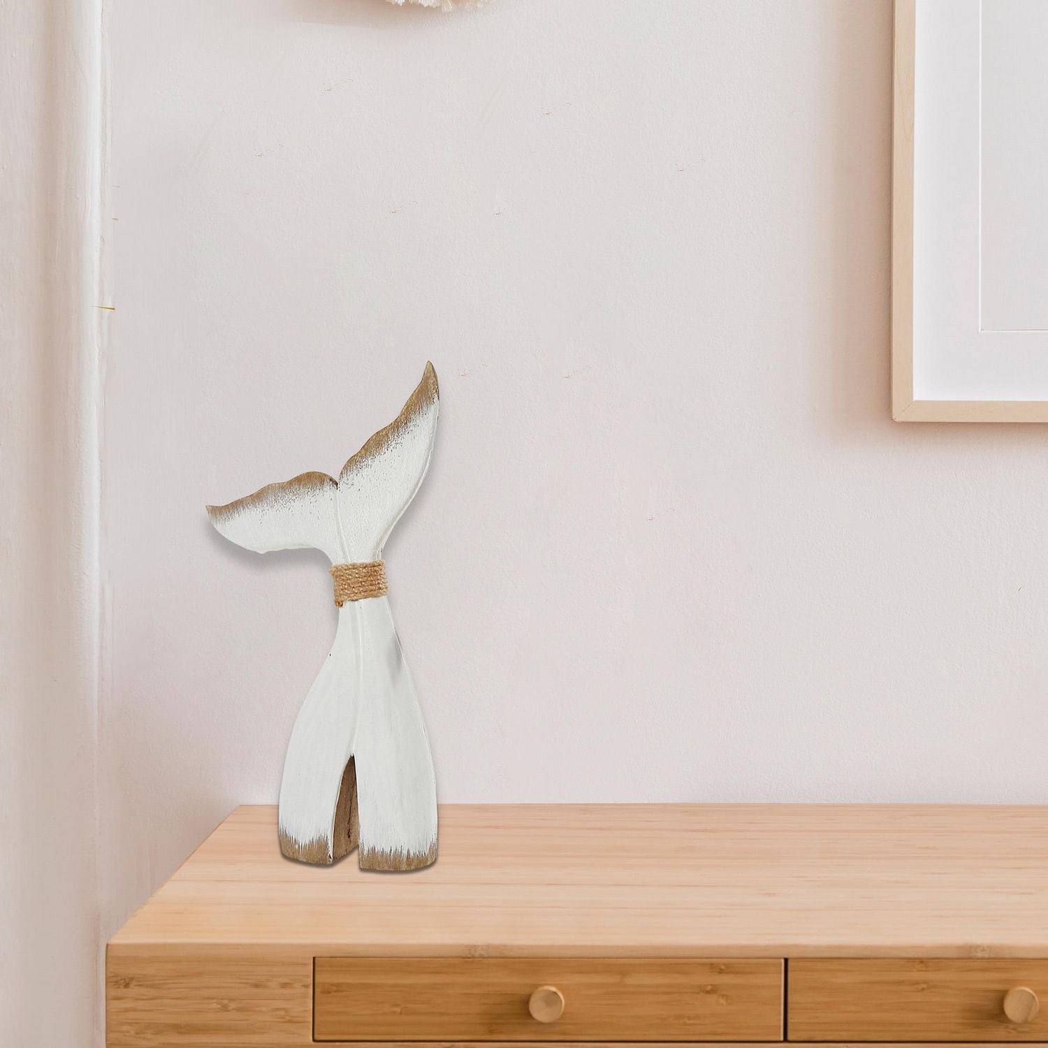 Décor De Queue De Baleine En Bois Médium