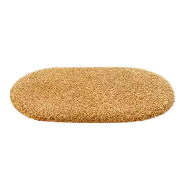 Alfombrillas ovaladas para el hogar, sala de estar, puerta de entrada, dormitorio, baño, absorbentes, 50 x 80 cm