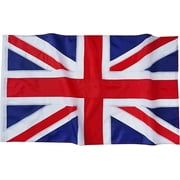 FLAGWIN United Kingdom British Flag 3x5 FT UK National Flags Embroidered Sewn Stripes Union Jack England Flag Banner Heavy Duty Outdoor