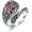 Red Cardinal, variant on Cardinal Spoon Rings for Women 925 Sterling Silver Red Bird Rings Adjustable Vintage Finger Thumb Rings Highland Cow Jewelry for Women Birthday Christmas Gifts